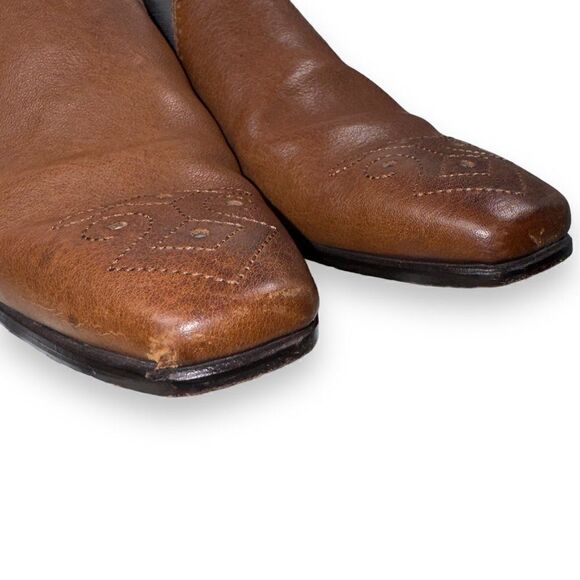 Ted Baker London Chelsea Leather Loafers Brown 28920 Men's 8 - Picture 12 of 12